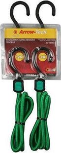 Benson elastische bagagespin 100 cm met gecoate haken, zwart, 2 stuks - foto 6