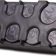 Benson - Euro Munthouder - Zwart - Kunststof - Compact - 10x5.2 cm - MBDeals.nl