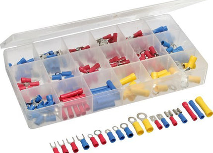 Benson - Kabelschoentjes Assortimentsbox - 160 Stuks - Verschillende Maten en Types - Overzichtelijk Gesorteerd - MBDeals.nl