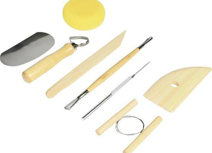 Benson - Klei Hobby Set - 8 - delig - Praktisch en Draagbaar - Breng je Creaties tot Leven - MBDeals.nl