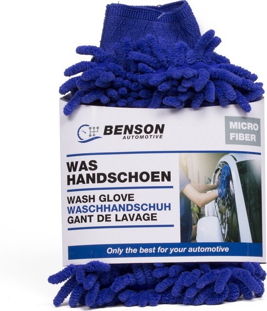 Benson - Microvezel Washandschoen - Polyester - MBDeals.nl