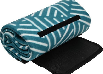Benson waterdicht picknickkleed blauw gestreept, 150 x 130 cm - foto 6