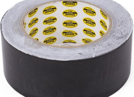 Benson reparatietape zwart, waterbestendige duct tape van 48 mm x 25 meter - MBDeals.nl