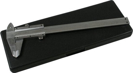 Benson schuifmaat analoog 150 mm van metaal, nauwkeurig tot 0,01 mm, met opbergbox - MBDeals.nl