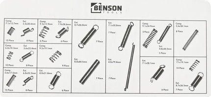 Benson trekveren en drukveren assortimentsbox 150-delig - MBDeals.nl