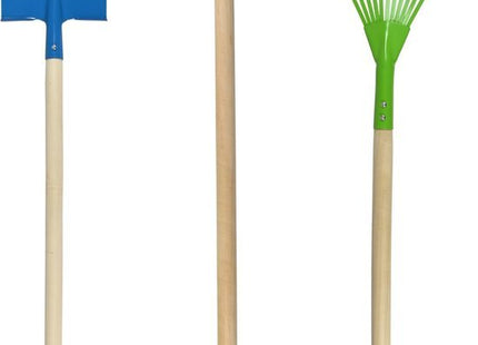 Benson tuin gereedschap voor kinderen 3-delig met schep, bladhark en bezem - foto 7