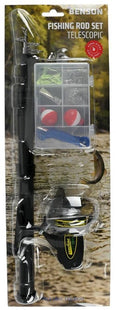 Benson telescopische vishengel set 15-delig met molen en accessoires - foto 3