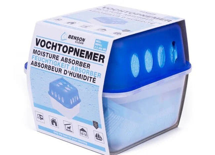 Benson - Vochtopnemer - 2 X 400g Granulaat - Langdurige Werking - Blauw - Wit - MBDeals.nl