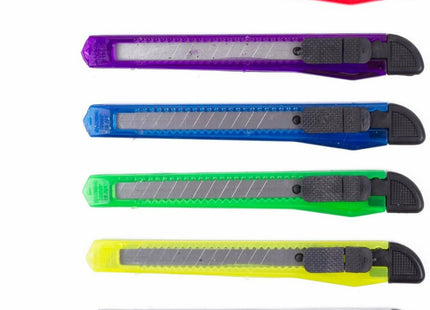 Benson - Werkmes - Afbreekmes - 9 mm - Multicolor - 6 stuks - MBDeals.nl