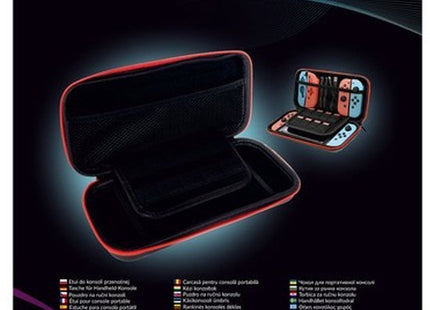Beschermhoes geschikt voor Nintendo Switch hardcase zwart met vak voor 10 spellen - MBDeals.nl