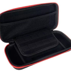 Beschermhoes geschikt voor Nintendo Switch hardcase zwart met vak voor 10 spellen - MBDeals.nl