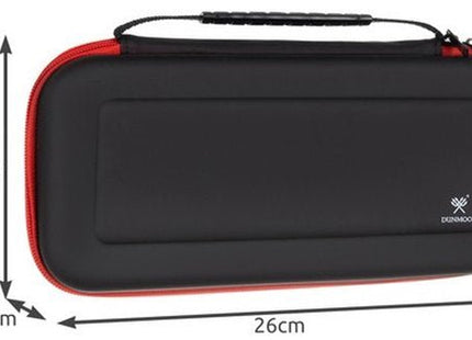 Beschermhoes geschikt voor Nintendo Switch hardcase zwart met vak voor 10 spellen - MBDeals.nl
