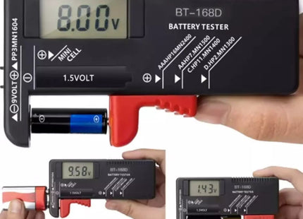 Bigstren - Batterijtester - Geschikt voor Diverse Batterijen - Draagbaar - Kunststof - MBDeals.nl