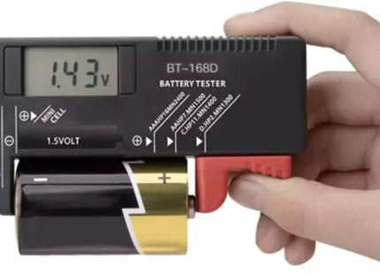Bigstren - Batterijtester - Geschikt voor Diverse Batterijen - Draagbaar - Kunststof - MBDeals.nl