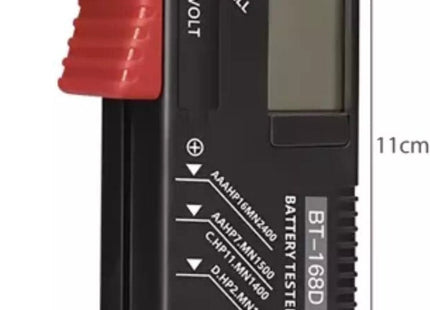 Bigstren - Batterijtester - Geschikt voor Diverse Batterijen - Draagbaar - Kunststof - MBDeals.nl