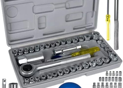 Bigstren - Doppensleutelset - 40 - Delig - Maten van 4 Mm tot 16 Mm - Afmetingen 25x14x5 Cm - MBDeals.nl