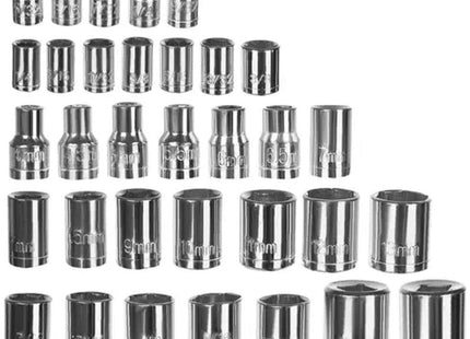 Bigstren - Doppensleutelset - 40 - Delig - Maten van 4 Mm tot 16 Mm - Afmetingen 25x14x5 Cm - MBDeals.nl