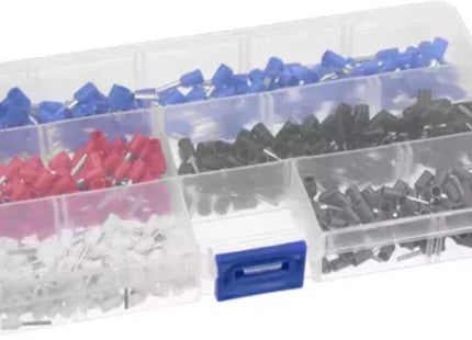 Bigstren Krimptang Set - 500 Diverse Kabelschoenen - Krimpbereik 0,25 tot 10 Mm² - Staal - Comfortabele Handgreep - MBDeals.nl