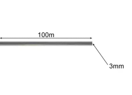 Bigstren - Maaidraad - Versterkt - 100m - Zwart - Transparant - MBDeals.nl