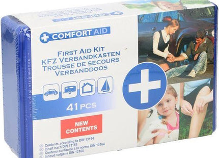 Comfort Aid - Verbanddoos - 41 - delige EHBO - kit - Voor Thuis/Auto/Vakantie - Inclusief EHBO boekje - MBDeals.nl