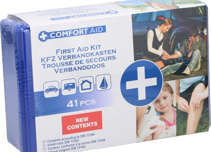 Comfort Aid - Verbanddoos - 41 - delige EHBO - kit - Voor Thuis/Auto/Vakantie - Inclusief EHBO boekje - MBDeals.nl