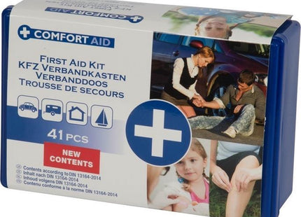 Comfort Aid - Verbanddoos - 41 - delige EHBO - kit - Voor Thuis/Auto/Vakantie - Inclusief EHBO boekje - MBDeals.nl