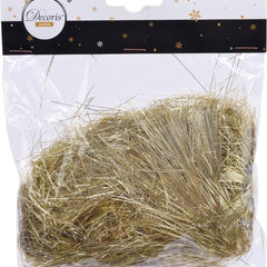 Decoris - Engelenhaar - Lamettahaar - Goud - Voor in de kerstboom - 270 cm - MBDeals.nl