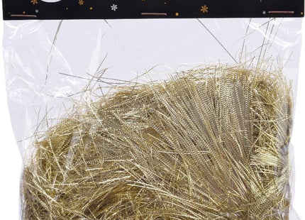 Decoris - Engelenhaar - Lamettahaar - Goud - Voor in de kerstboom - 270 cm - MBDeals.nl