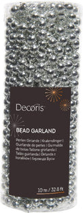 Decoris kerstslinger met zilveren kralen van 0,8 cm, 10 meter lang - foto 5
