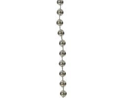 Decoris kerstslinger met zilveren kralen van 0,8 cm, 10 meter lang - foto 2