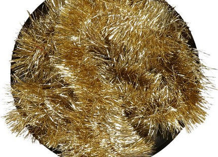 Decoris kerstslingers van goud lametta, 270 x 7 cm, set van 2 - foto 3
