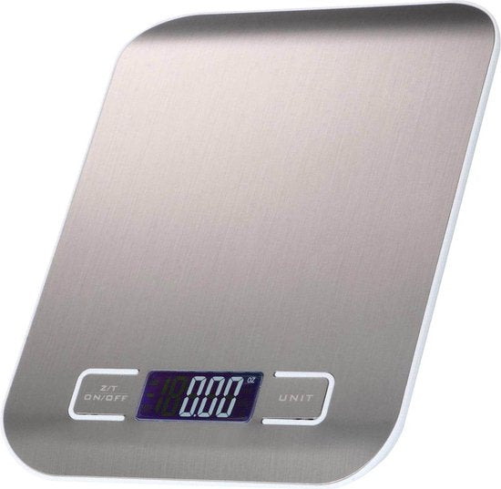 Digitale Keukenweegschaal - Keukenweegschaal - Tot 5KG - LCD Scherm - Inclusief batterijen - MBDeals.nl