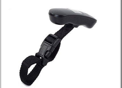 Digitale kofferweegschaal tot 40 kg met lcd-scherm en ophangband in zwart - MBDeals.nl