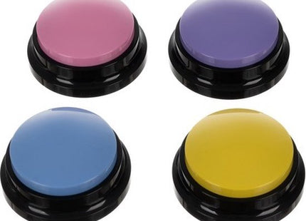Dog buttons set van 4 opneembare drukknoppen voor hond en kat - MBDeals.nl