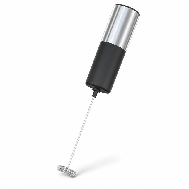 Draadloze melkschuimer op batterijen, rvs mini mixer - MBDeals.nl