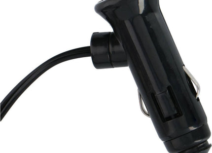 Dunlop - Autolader - 12 Volt Sigarettenaansteker - USB - poorten - 50 cm Kabel - MBDeals.nl