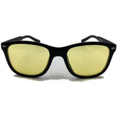 Dunlop nachtbril voor de auto, Wayfarer-model met gele lenzen - MBDeals.nl