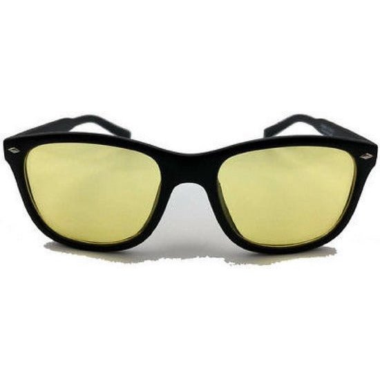 Dunlop nachtbril voor de auto, Wayfarer-model met gele lenzen - MBDeals.nl