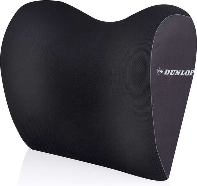 Dunlop - Nekkussen Autostoel - 100% Memory Foam - Universele Pasvorm - Zwart - MBDeals.nl