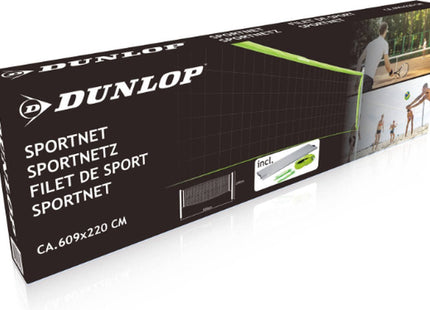 Dunlop - Sportnet - Verstelbare Hoogte - Inclusief Houders - 8 Metalen Buizen - MBDeals.nl