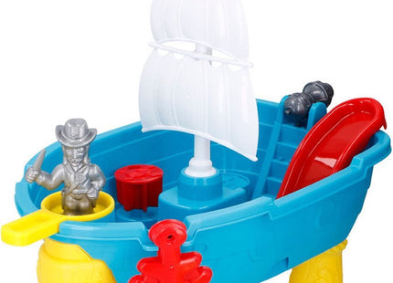 Eddy Toys - Speelgoedschip – Eenvoudig in Elkaar te Zetten – Stevig Plastic – Vrolijke Kleuren - MBDeals.nl