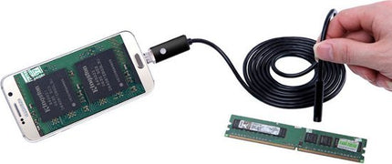 Endoscoop camera 10 meter met 6 leds voor Android en Windows via USB - MBDeals.nl