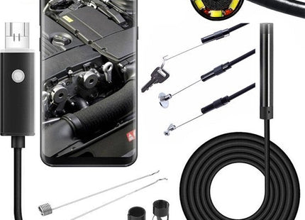 Endoscoop camera 10 meter met 6 leds voor Android en Windows via USB - MBDeals.nl