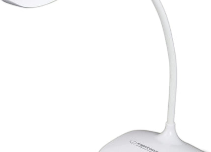 Esperanza - Bureaulamp Wit - Flexibele Arm - 3 Helderheidsniveaus - Aanraakschakelaar - MBDeals.nl