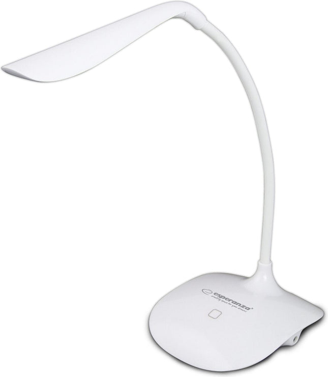 Esperanza - Bureaulamp Wit - Flexibele Arm - 3 Helderheidsniveaus - Aanraakschakelaar - MBDeals.nl