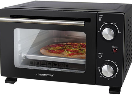 Esperanza - Compacte Oven - 10L Inhoud - 800W - Instelbare Temperatuur tot 230°C - MBDeals.nl