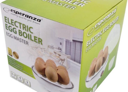 Esperanza - Eierkoker - Tot 7 Eieren - Automatische Uitschakeling - Verschillende Hardheid - MBDeals.nl