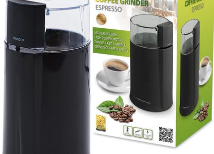 Esperanza - Elektrische Koffiemolen - RVS Messen - Werkt Ook voor Kruiden en Specerijen - Inhoud 50ml - MBDeals.nl