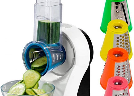 Esperanza - Elektrische Rasp - Inclusief 5 Opzetstukken - Antislip Rubberen Voetjes - Witte Kleur - MBDeals.nl