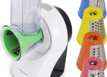 Esperanza - Elektrische Rasp - Inclusief 5 Opzetstukken - Antislip Rubberen Voetjes - Witte Kleur - MBDeals.nl